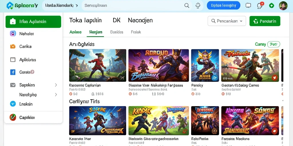 Antarmuka aplikasi yang user-friendly dan menarik.