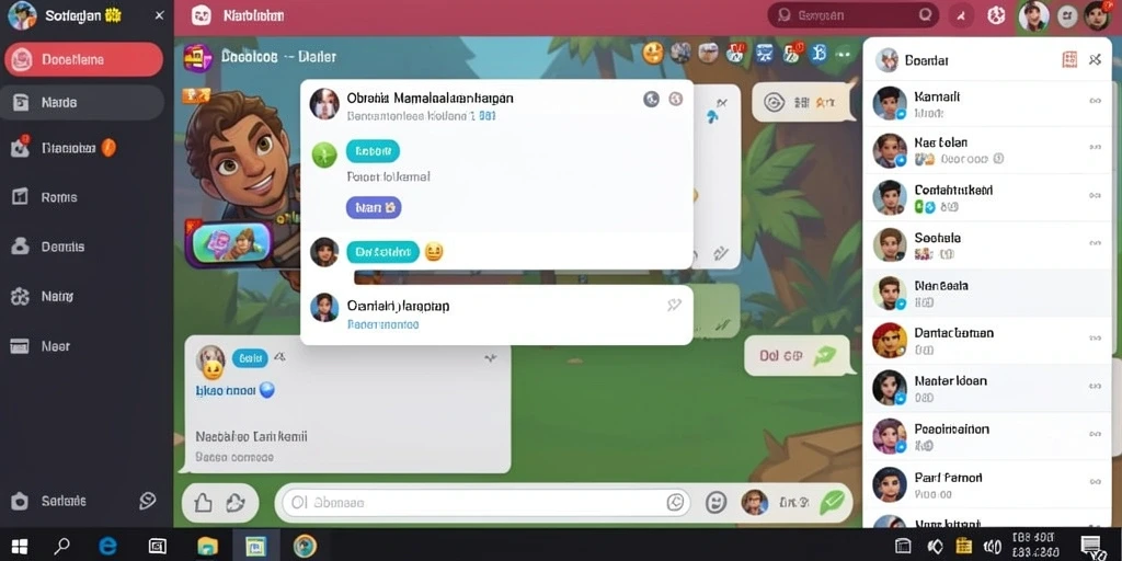 Screenshot menunjukkan karakter utama dalam aksi.