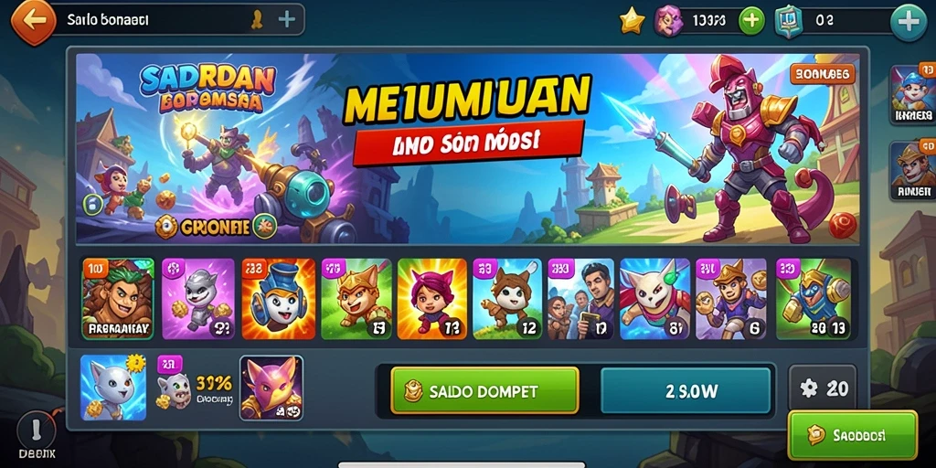 Gambaran antarmuka pengguna yang menarik dan interaktif.