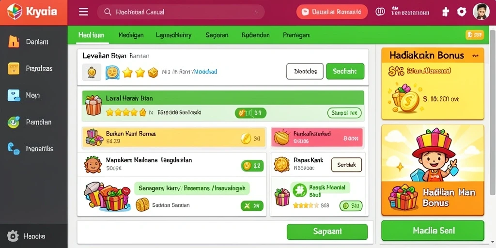 Tampilan antarmuka yang intuitif dan menarik.