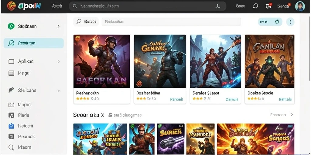 Screenshot menampilkan karakter utama dalam aksi.