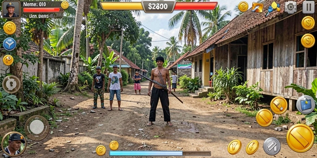 Layar awal aplikasi FUNGAME777 yang menarik.