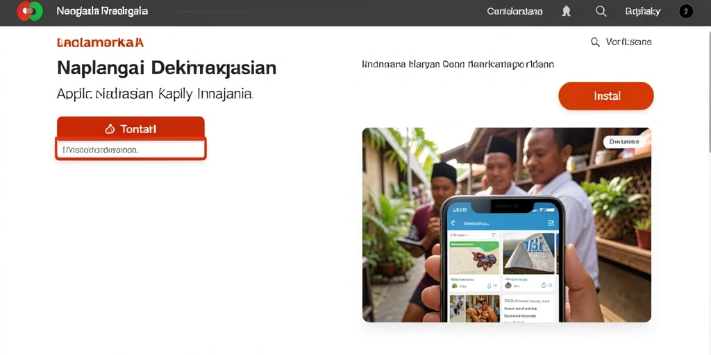 Tampilan menu utama yang menarik dan intuitif.