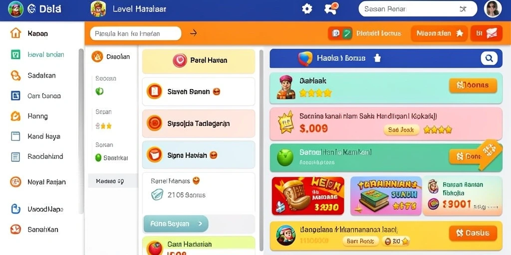 Tampilan antarmuka yang user-friendly dan menarik.