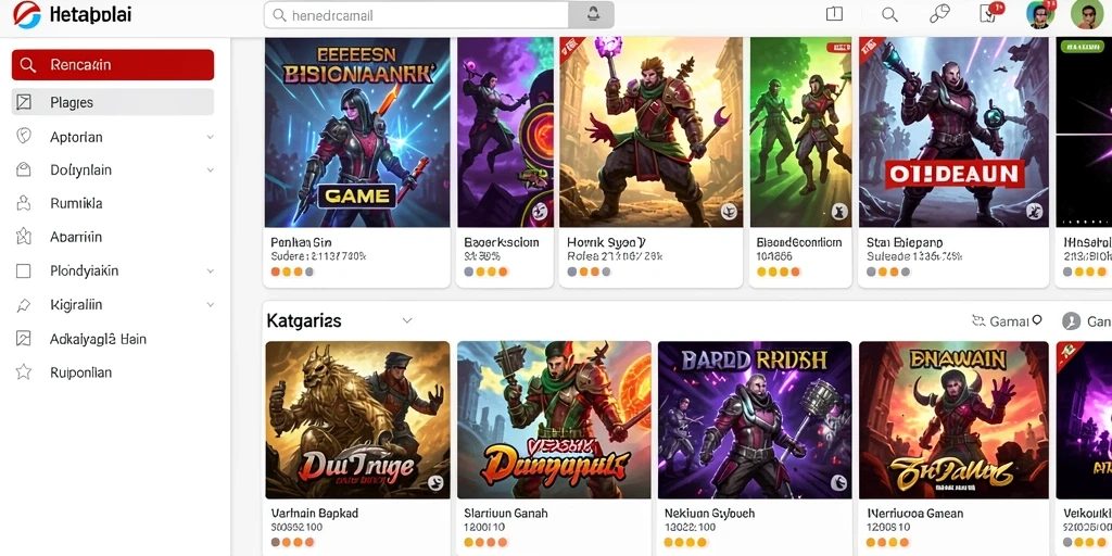 Screenshot menunjukkan tampilan level pertama yang menarik.
