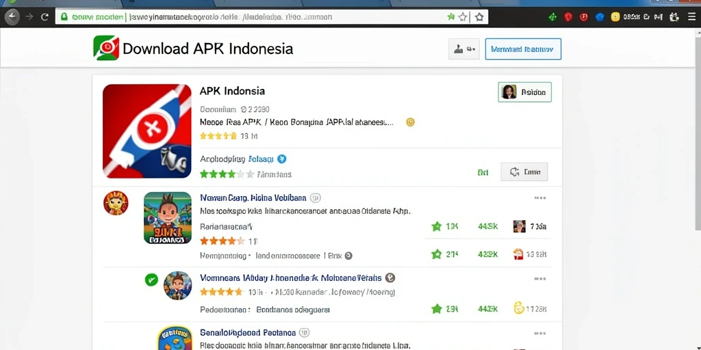 Tampilan awal permainan yang menarik dan user-friendly.