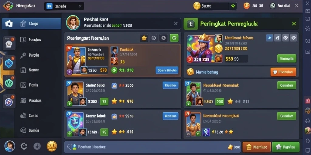 Antarmuka pengguna yang intuitif dan menarik.