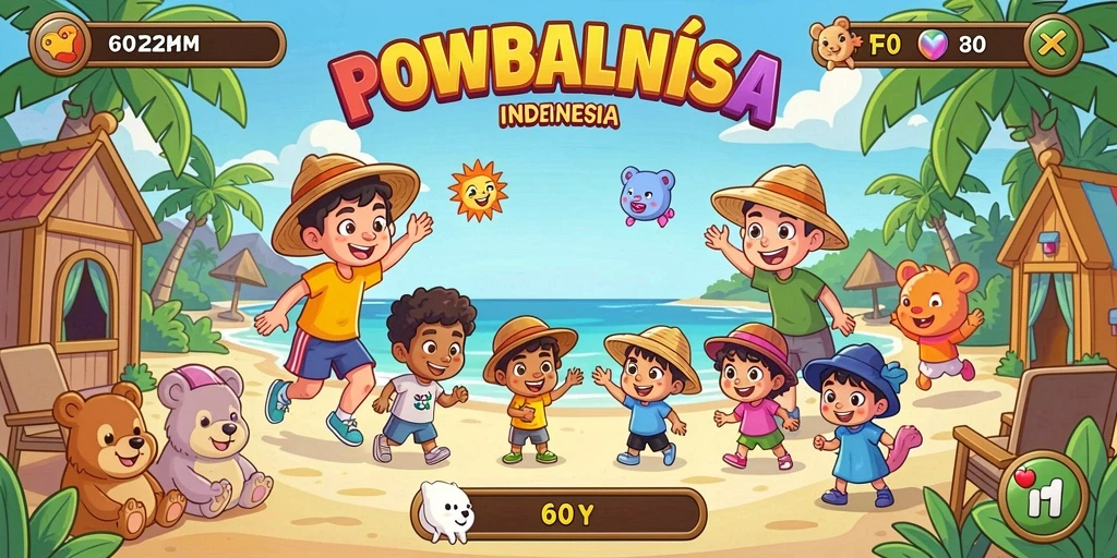 Tampilan awal NAGAWIN dengan desain yang menarik.