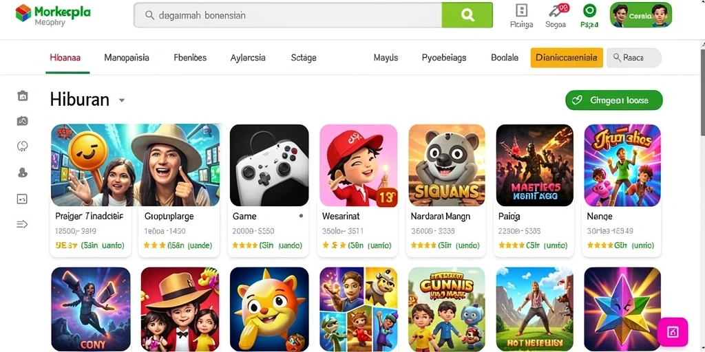 Tampilan awal P200M yang menarik dan ramah pengguna.