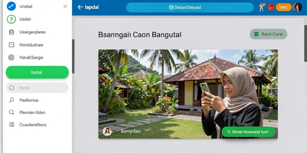 Tampilan antar muka yang intuitif dan mudah digunakan.