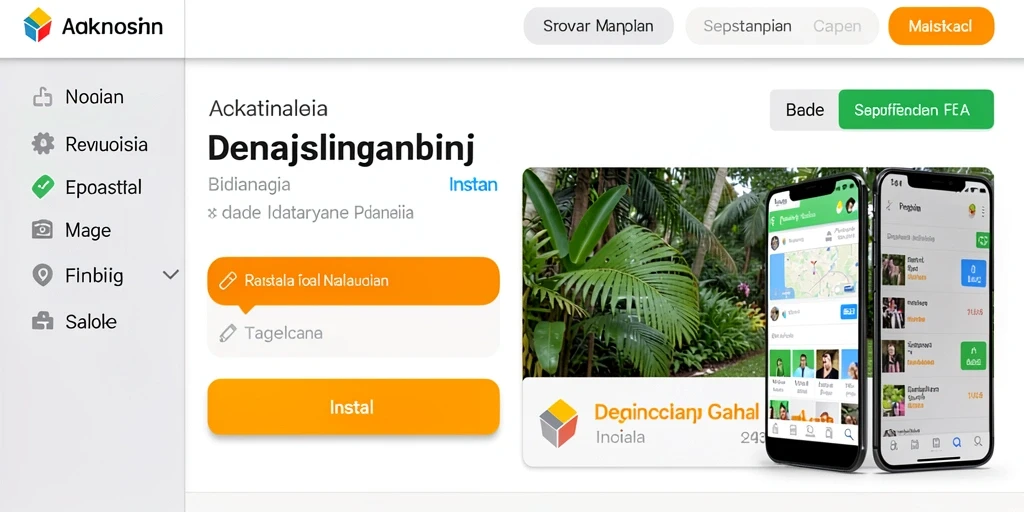 Screenshot 1: Antarmuka pengguna yang sederhana dan menarik.