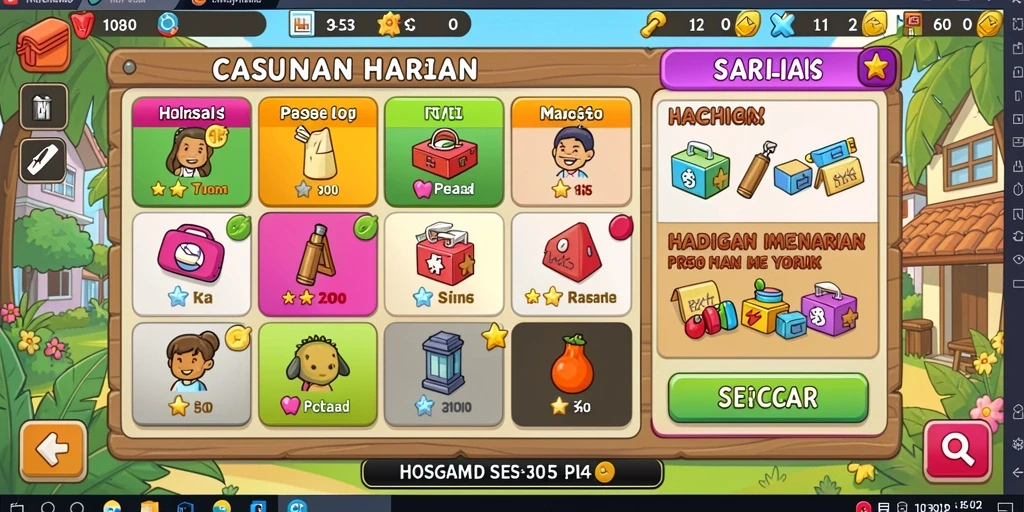 Tampilan awal yang menarik dan mudah dinavigasi.