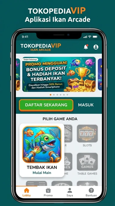 Cuplikan layar menu unduhan tokopediavip untuk perangkat Android